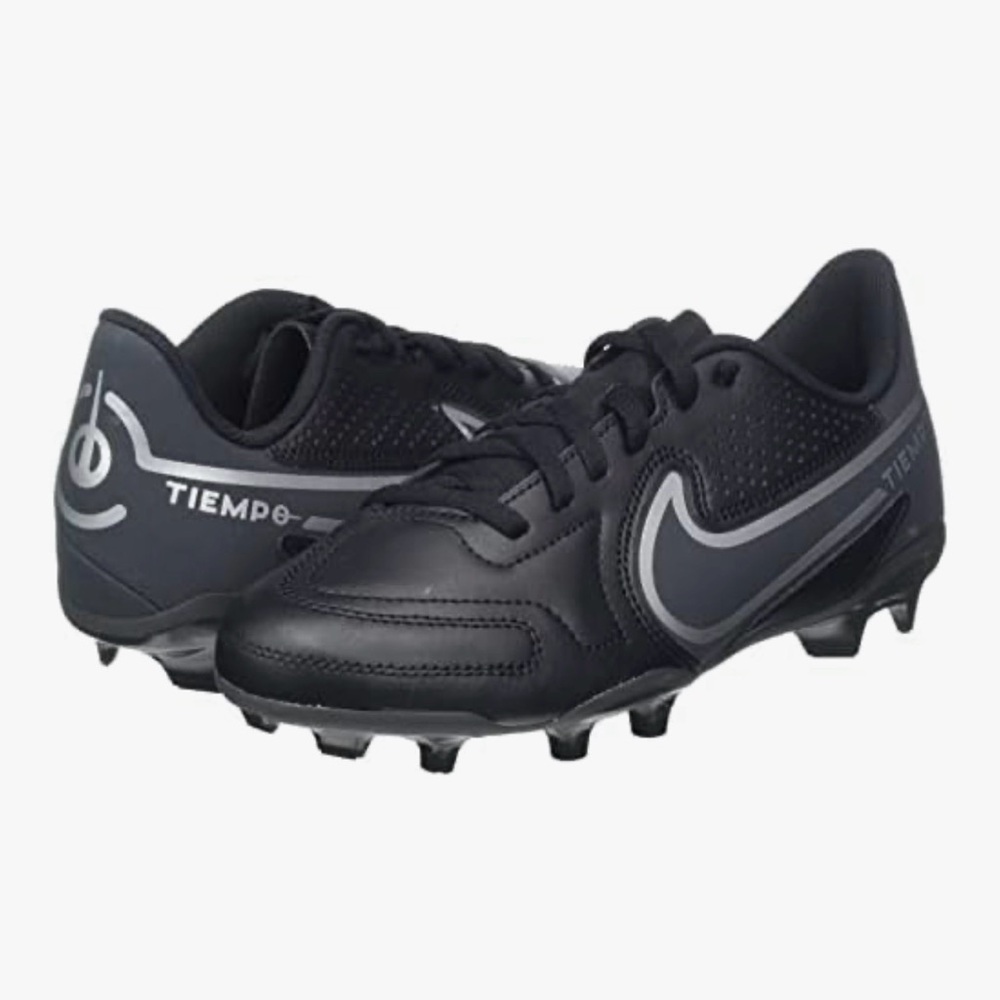 Nike soccer cleats Tiempo Legend 9 Club MG multi-ground black Junior size US1.5Y